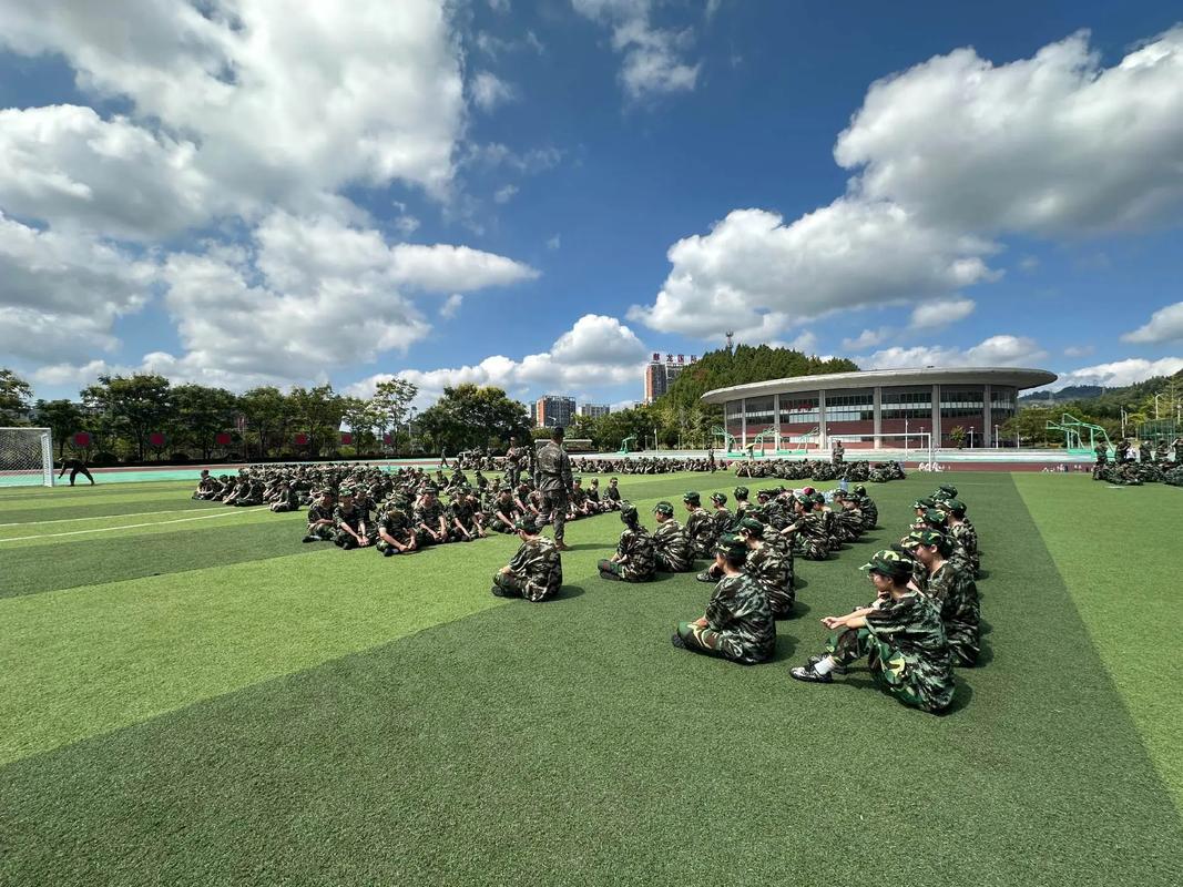 军训照片图片